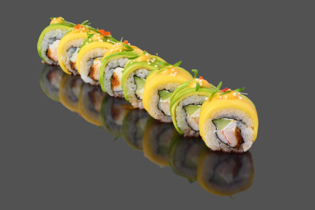  Пост  Ролл Манго авокадо