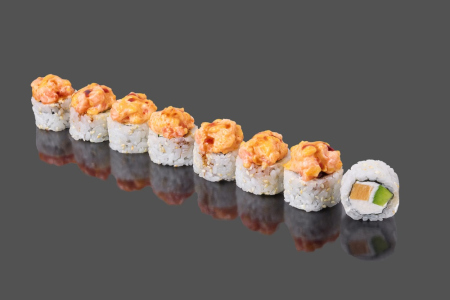 Ролл сырный лосось